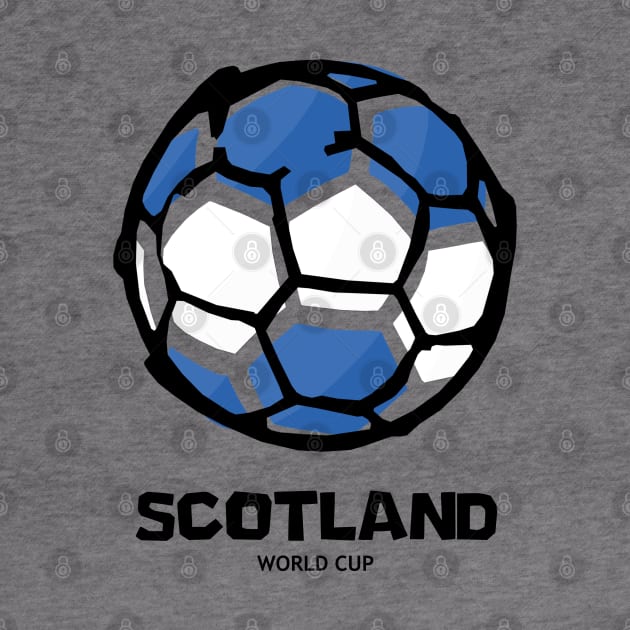 Scotland Football Country Flag by KewaleeTee